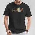 ハートビートボウリングボール Tシャツ 面白い贈り物
