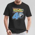 バック・トゥ・ザ・フューチャー 40周年記念 ビデオゲームスタイル F&B Tシャツ 面白い贈り物