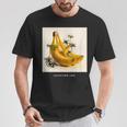 バナナの波はよく滑る Tシャツ 面白い贈り物