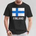 フィンランドの国旗 Tシャツ 面白い贈り物