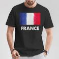 フランス国旗tシャツ Tシャツ 面白い贈り物