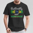 ブラジルとモーリタニアの混合国籍が見事に 長袖tシャツ Tシャツ 面白い贈り物