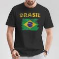 ブラジルの国旗 Brasil Tシャツ 面白い贈り物