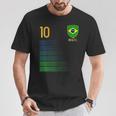 ブラジル国旗 ブラジルのプライド愛好家 Tシャツ 面白い贈り物