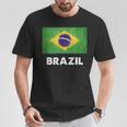 ブラジル国旗tシャツ Tシャツ 面白い贈り物