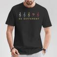 ヘ音記号を ミュージシャン Be Different Tシャツ 面白い贈り物