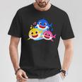 ベイビーシャーク・パパとママとサメなぞく・プレゼント・キッズ・メンズ・ウーマン家族系 Tシャツ 面白い贈り物
