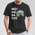 ベトナム ベトナム人 ベトナム語 モット・ハイ・バ・ドゾ ワン・ツー・スリー・チアーズ Tシャツ 面白い贈り物