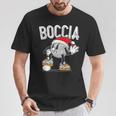 ボッチャ ボッチャボール クリスマスハット ボッチャボール ジャック付き Tシャツ 面白い贈り物