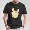 ポムポムプリン ジャンプ ダークカラー Tシャツ 面白い贈り物