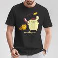 ポムポムプリン＆ベーグル Tシャツ 面白い贈り物