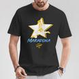 マラドーナスター Tシャツ 面白い贈り物
