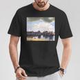 ヨハネス・フェルメールによるデルフトの眺めゲジヒト・オプ・デルフト 1661 Tシャツ 面白い贈り物