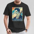 ヨハン・シュトラウス ポスター ミュージシャン 作曲家 Tシャツ 面白い贈り物