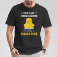 ラバーダックシャツ I'm Really A Rubber Duck Tシャツ 面白い贈り物