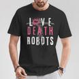 ラブ・デス・ロボット Tシャツ 面白い贈り物