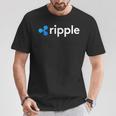 リップルロゴ クリプトxrpコイン 暗号通貨 Tシャツ 面白い贈り物