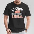 レチョンは私の精神動物です面白いですlechon Pinoy Tシャツ 面白い贈り物