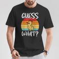 レトロ ヴィンテージ Guess What チキンバット Tシャツ 面白い贈り物