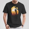 レトロサンセットツリークライマーアーボリスト。 Tシャツ 面白い贈り物
