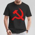 ロシア国旗 ロシア ソビエト ハンマーと鎌 Cccp ソ連 ギフト Tシャツ 面白い贈り物