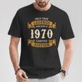 ヴィンテージ 1970 ギフト 男性 女性 長寿祝い 1970年生まれ ユニークな誕生日プレゼント Tシャツ 面白い贈り物