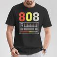 ヴィンテージ 808 ローランド ドラムマシン ギフト 男性 女性 ドラムに Tシャツ 面白い贈り物