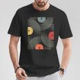 ヴィンテージ レトロレコード レコード モダンアート Tシャツ 面白い贈り物