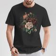 ヴィンテージ 薔薇 花 花 イラスト 花 Tシャツ 面白い贈り物