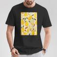 ヴィンテージ柄アート梨 Tシャツ 面白い贈り物
