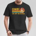 仏教 仏前 レトロ Omb オーマイブッダ Tシャツ 面白い贈り物