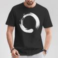 円相、禅、円、シンボル、仏教、仏、瞑想ヨガ Tシャツ 面白い贈り物