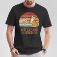 史上最高の猫のお父さん Tシャツ 面白い贈り物