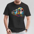 地下鉄 列車 地下鉄 機関車 鉄道愛好家 Tシャツ 面白い贈り物