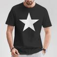 大きな白い星 Tシャツ 面白い贈り物