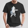 愉快な空手犬 日本のスピッツ Tシャツ 面白い贈り物