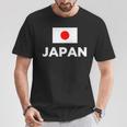 日の丸国旗 Japanワンポイント Tシャツ 面白い贈り物