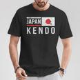 日本剣道レトロフラッグサムライ日本武道クラブ Tシャツ 面白い贈り物