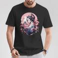 日本美術 浮世絵 アニメ 芸者 桜 富士山 Tシャツ 面白い贈り物