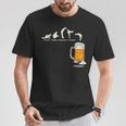 月曜日から金曜日のビールのおかしい仕事の週の飲むチームのギフトへの月曜日 Tシャツ 面白い贈り物