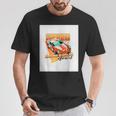 楽しいクールなレーシングカーイラスト Tシャツ 面白い贈り物