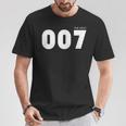 次回の007 Tシャツ 面白い贈り物