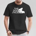 犬の顔のデザイン The Dog Face Tシャツ 面白い贈り物