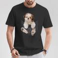 犬好き ギフト シーズー バッグ入り Tシャツ 面白い贈り物