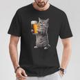 猫ビール Tシャツ 面白い贈り物