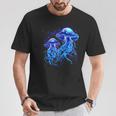 生物発光発光クラゲ Tシャツ 面白い贈り物