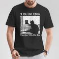 私はそうは思わないから黒猫は哲学者じゃない Tシャツ 面白い贈り物