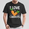 私はニンジンが大好き Tシャツ 面白い贈り物