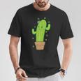 素敵なムードのサボテン Tシャツ 面白い贈り物