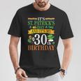聖パトリックの日と私の30歳の誕生日 30歳 Tシャツ 面白い贈り物